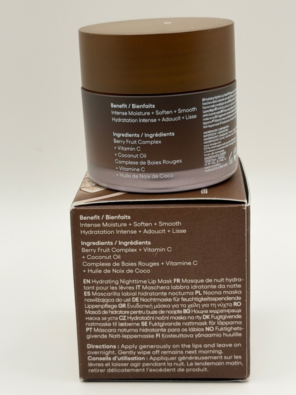 LANEIGE Lip Sleeping Mask HOT COCOA w/Applicator F/S 0.70 Oz. NEW IN BOX! - Picture 14 of 15